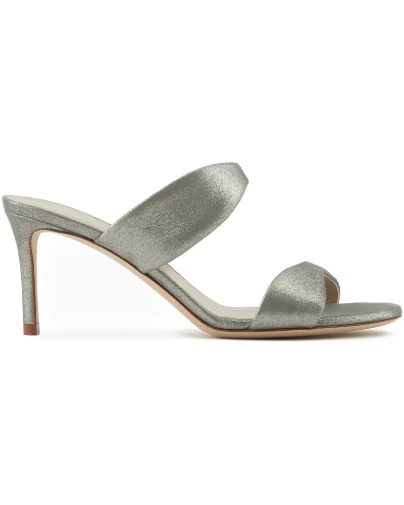 Giorgio Armani Sandalen aus Wildleder 70mm - Silber Silber