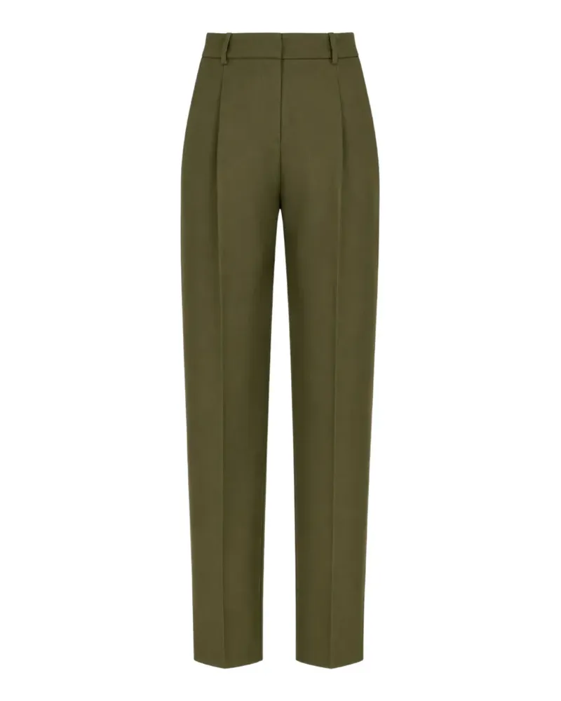 N° 21 Straight-Leg-Hose mit Falten - Grün Grün
