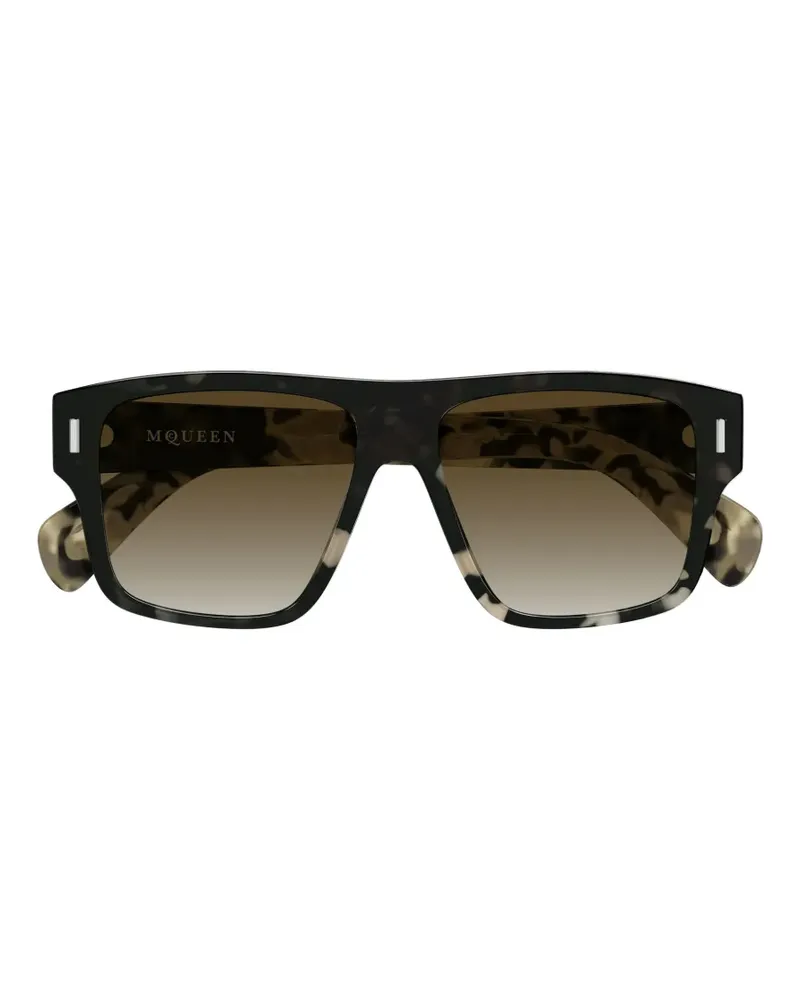 Alexander McQueen square frame sunglasses - Braun Braun