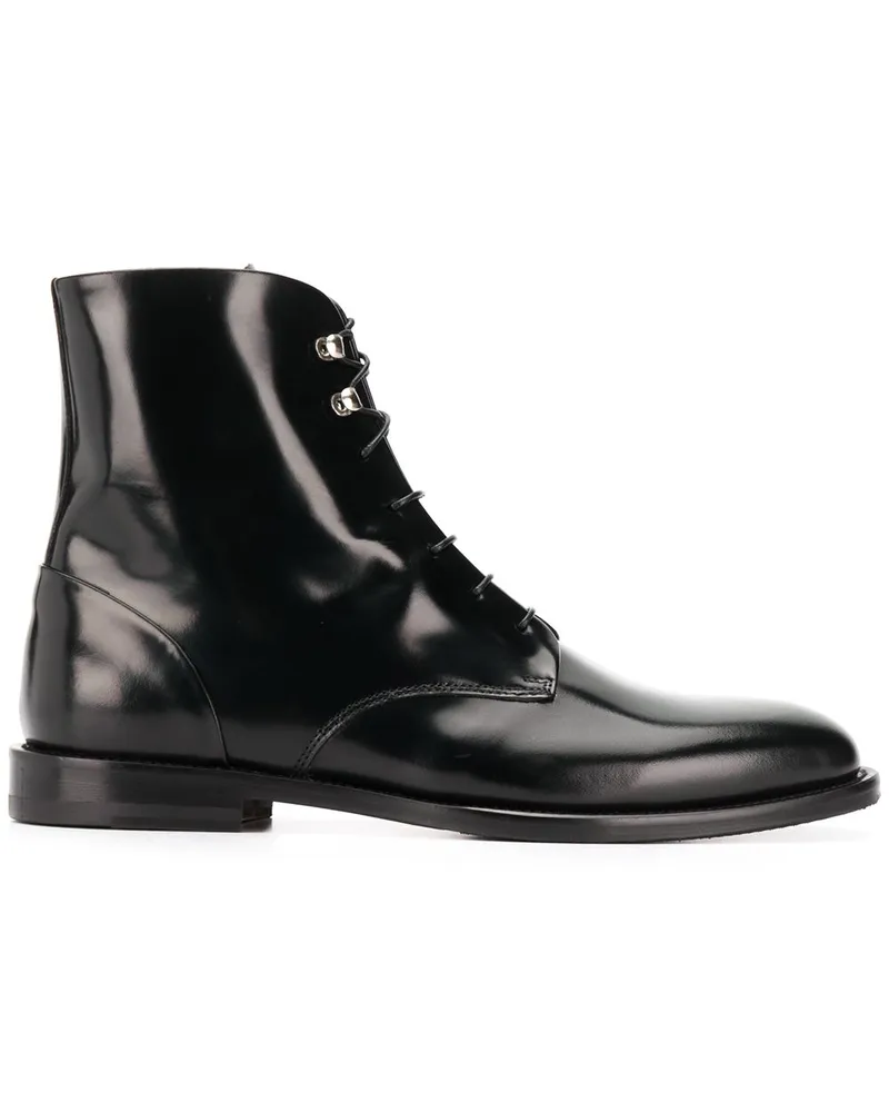 Scarosso Eva' Stiefel mit Schnürung - Schwarz Schwarz