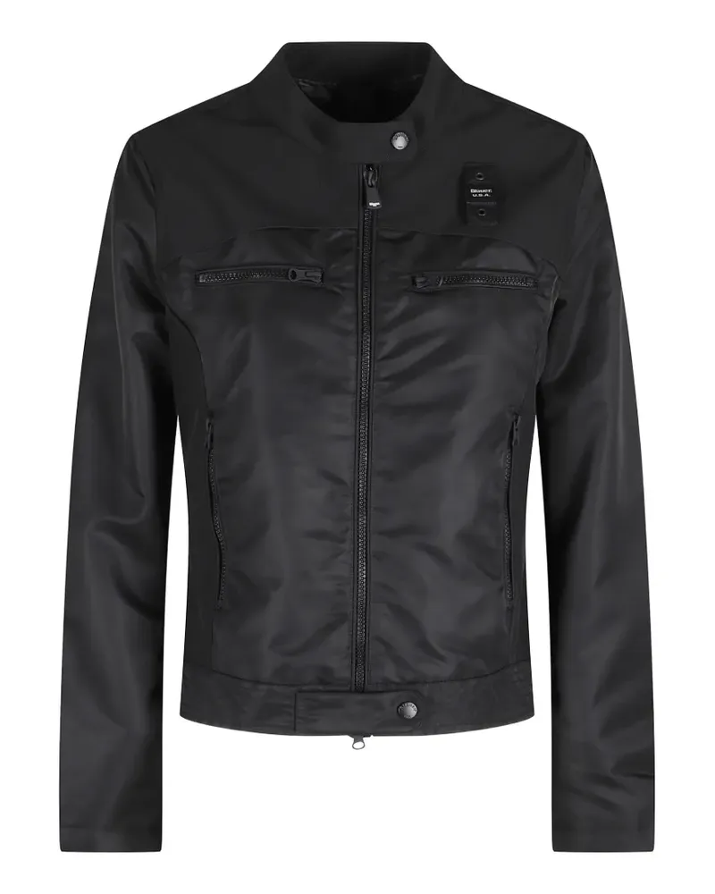 Blauer Melba zip jacket - Schwarz Schwarz