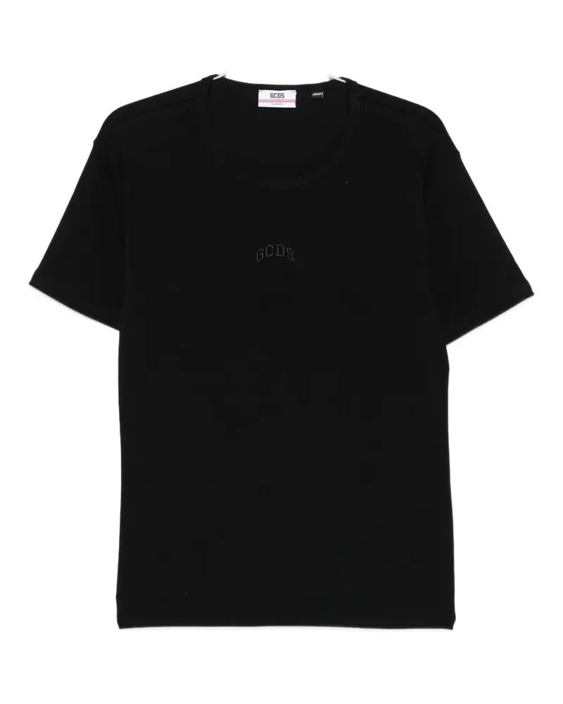 GCDS logo T-shirt - Schwarz Schwarz