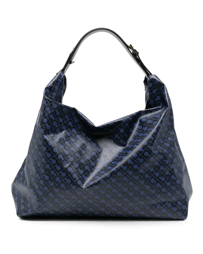 Gherardini monogram-print tote bag - Schwarz Schwarz