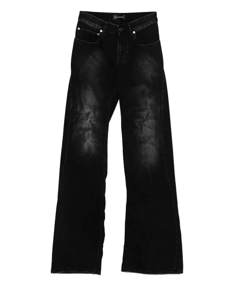 Balenciaga Ausgeblichene Jeans - Schwarz Schwarz