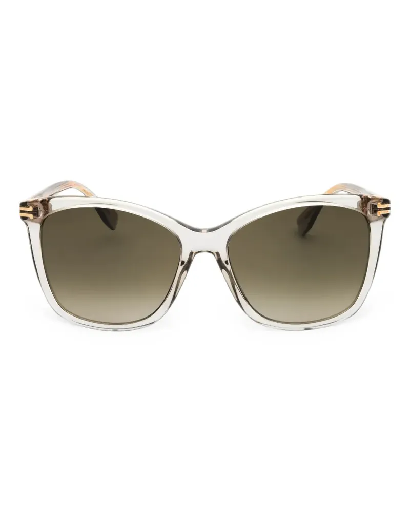 Marc Jacobs Sonnenbrille mit eckigem Gestell - Grau Grau