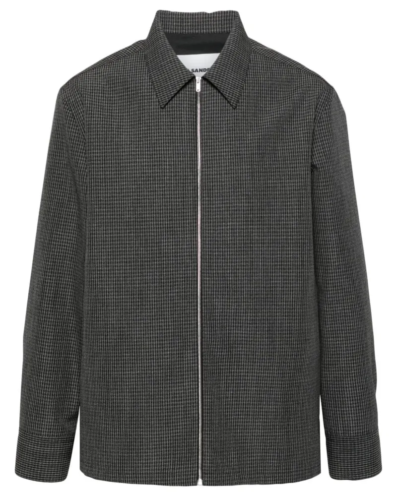 Jil Sander Kariertes Hemd - Grau Grau