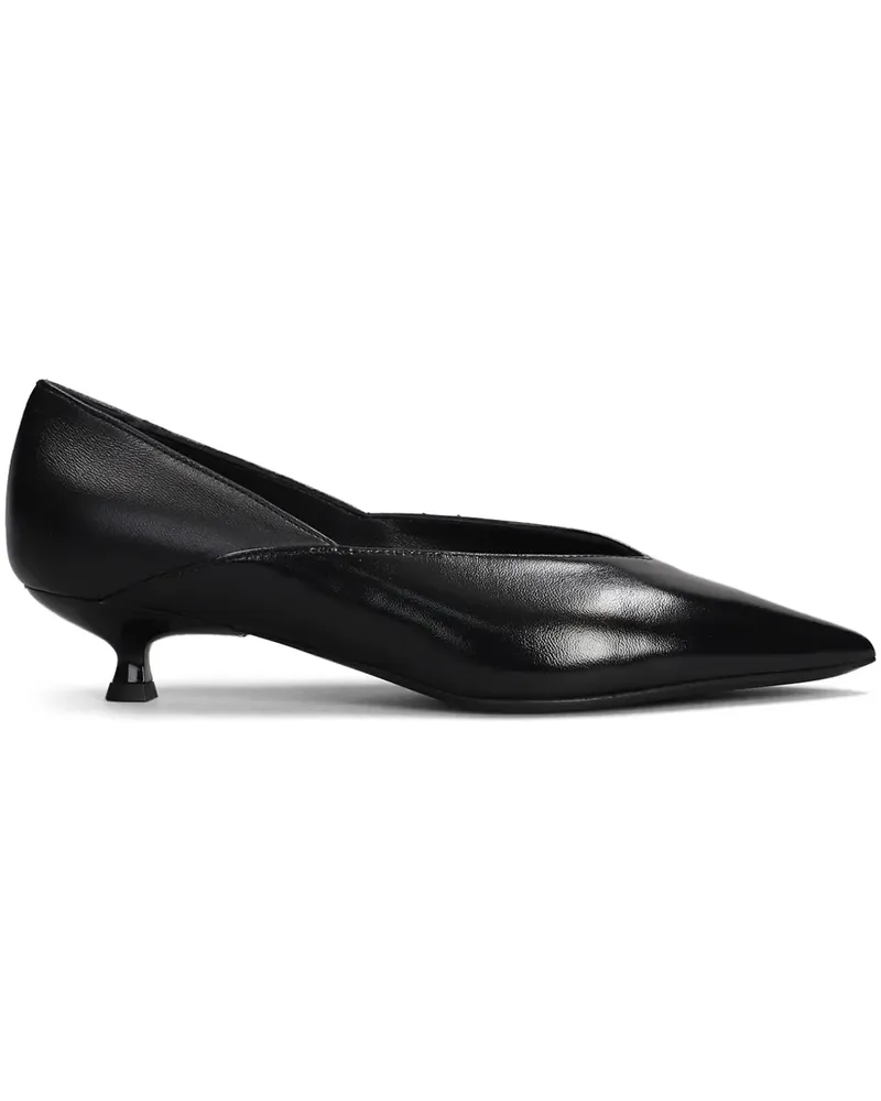 MARC ELLIS 35mm Pumps aus Lackleder - Schwarz Schwarz