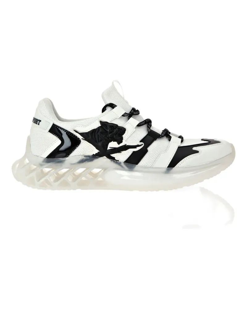 Philipp Plein Runner Tiger Sneakers - Weiß Weiß