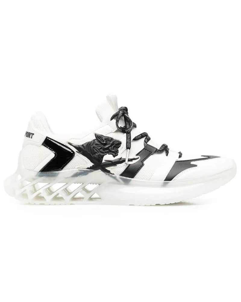 Philipp Plein Runner Tiger Sneakers - Weiß Weiß