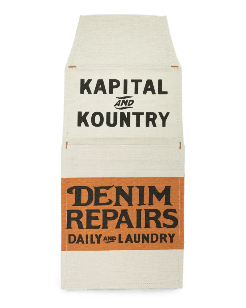 KAPITAL Canvas Pulp phone holder - Nude Nude