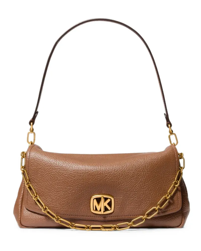 Michael Kors Bryant large textured leather convertible shoulder bag - Braun Braun