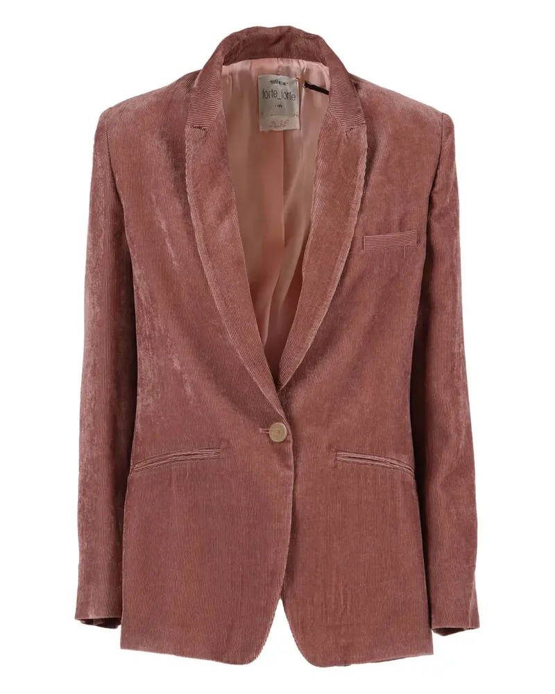 forte_forte corduroy-effect blazer - Rosa Rosa