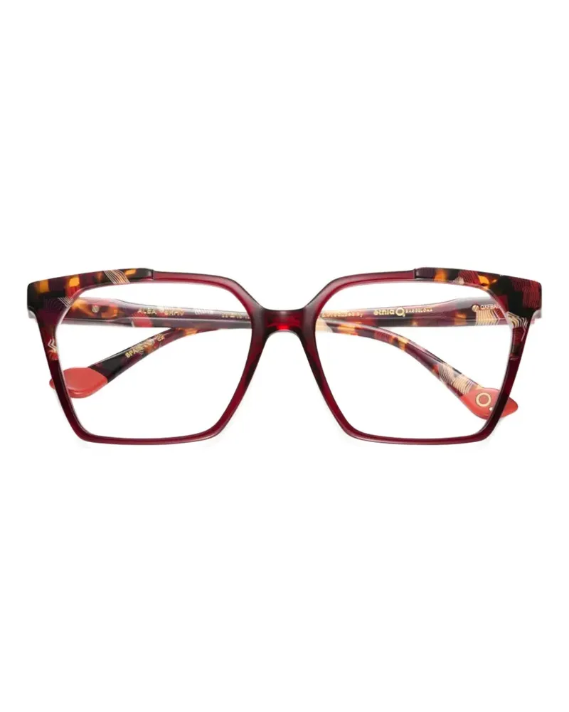 Etnia Barcelona Alba Brille mit geometrischem Gestell - Rot Rot
