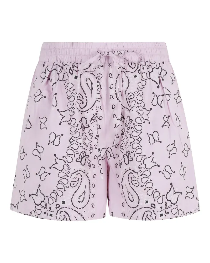Essentiel Shorts mit Paisley-Print - Rosa Rosa