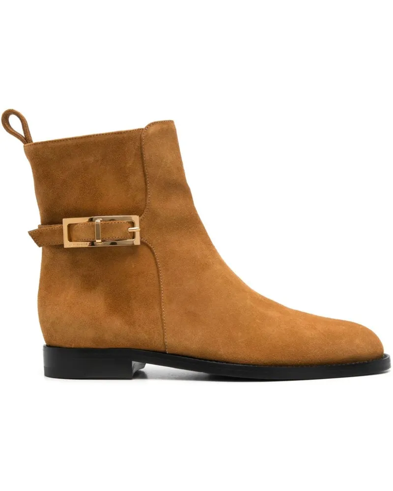 Sergio Rossi Stiefel aus Wildleder - Braun Braun