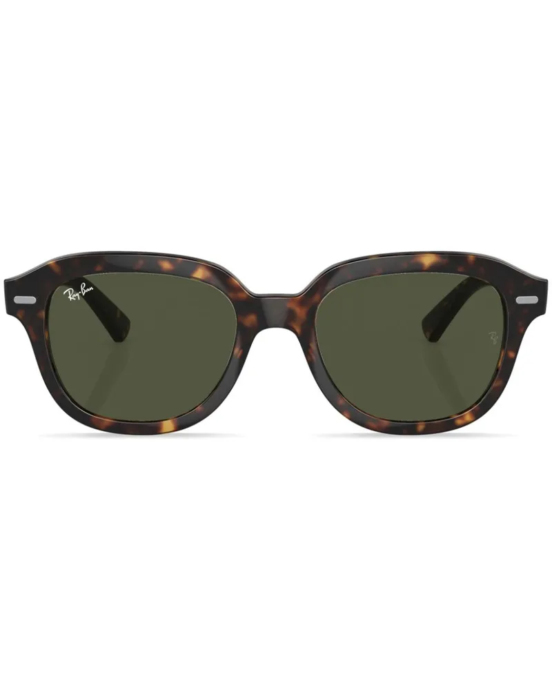 Ray Ban Erik Sonnenbrille mit rundem Gestell - Grün Grün