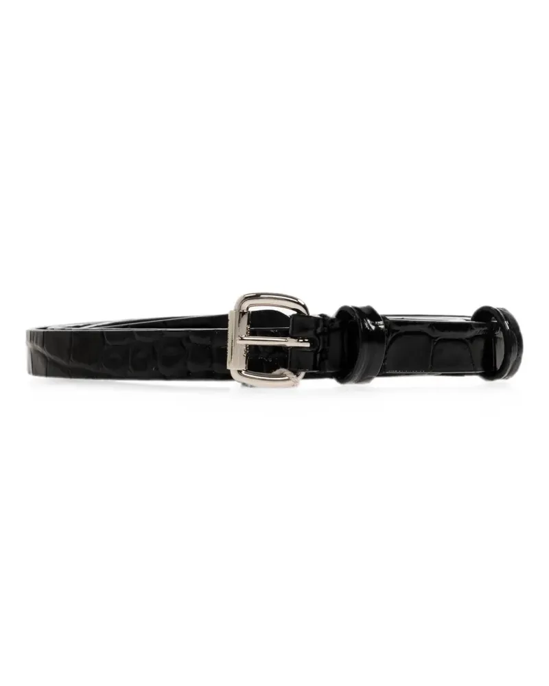 Vivienne Westwood mini Alex Orb stud belt - Schwarz Schwarz