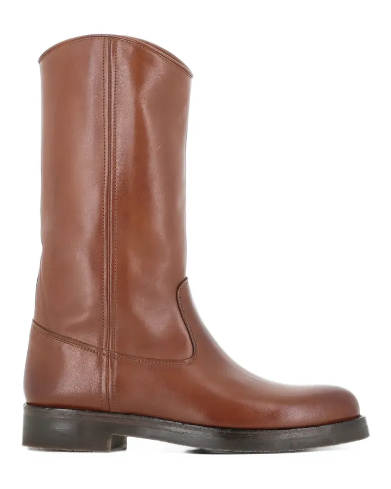 Alberto Fasciani Megan Stiefel mit runder Kappe - Braun Braun