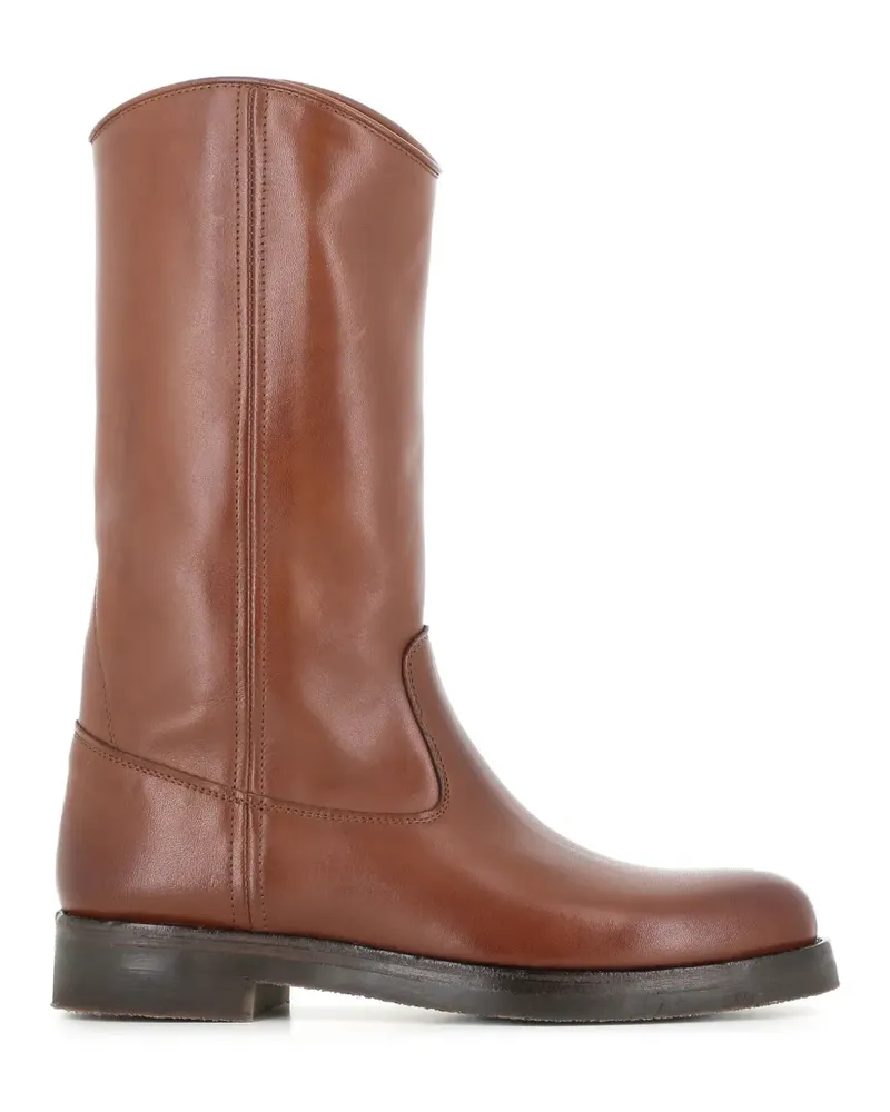 Alberto Fasciani Megan Stiefel mit runder Kappe - Braun Braun