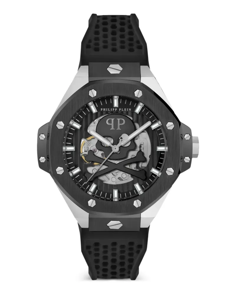 Philipp Plein keleton Royal 46mm watch - Schwarz Schwarz