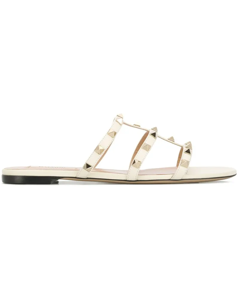 Valentino Garavani Rockstud' Sandalen - Weiß Weiß