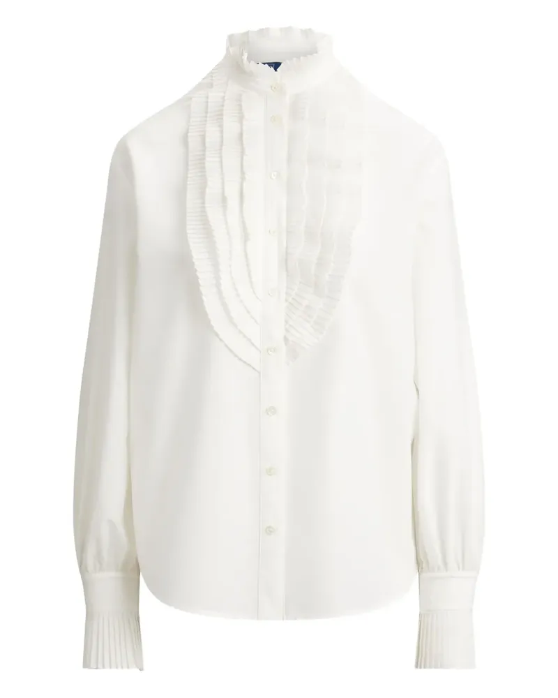 Ralph Lauren Hemd mit Rüschendetail - Weiß Weiß