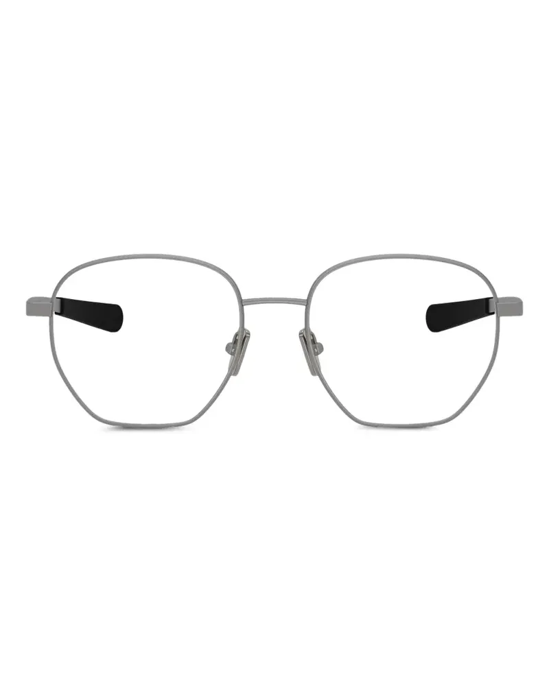 Moncler Brille mit geometrischem Gestell - Grau Grau