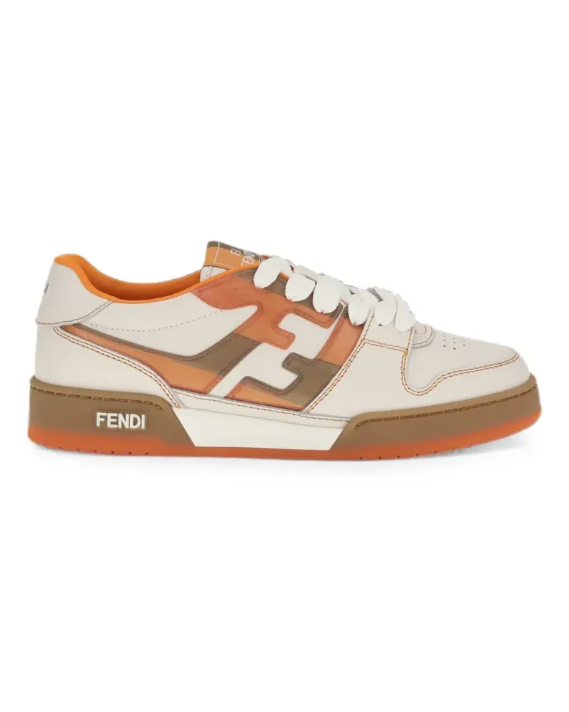Fendi Match FF-motif sneakers - Nude Nude