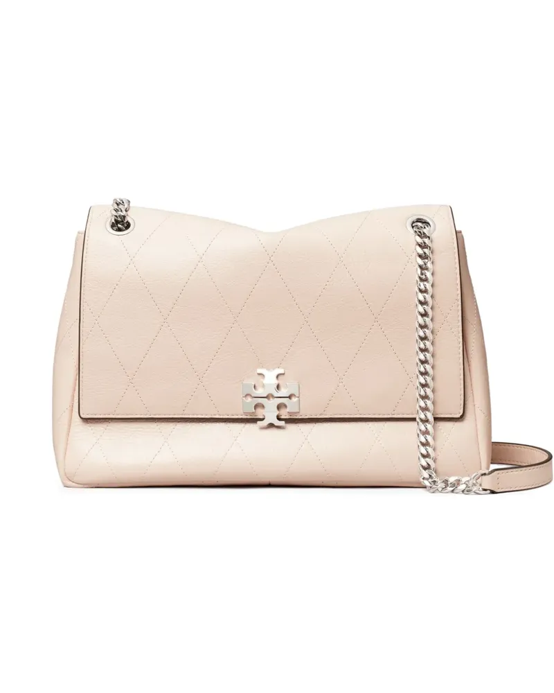 Tory Burch Mittelgroße Charlie Schultertasche mit Steppung - Rosa Rosa