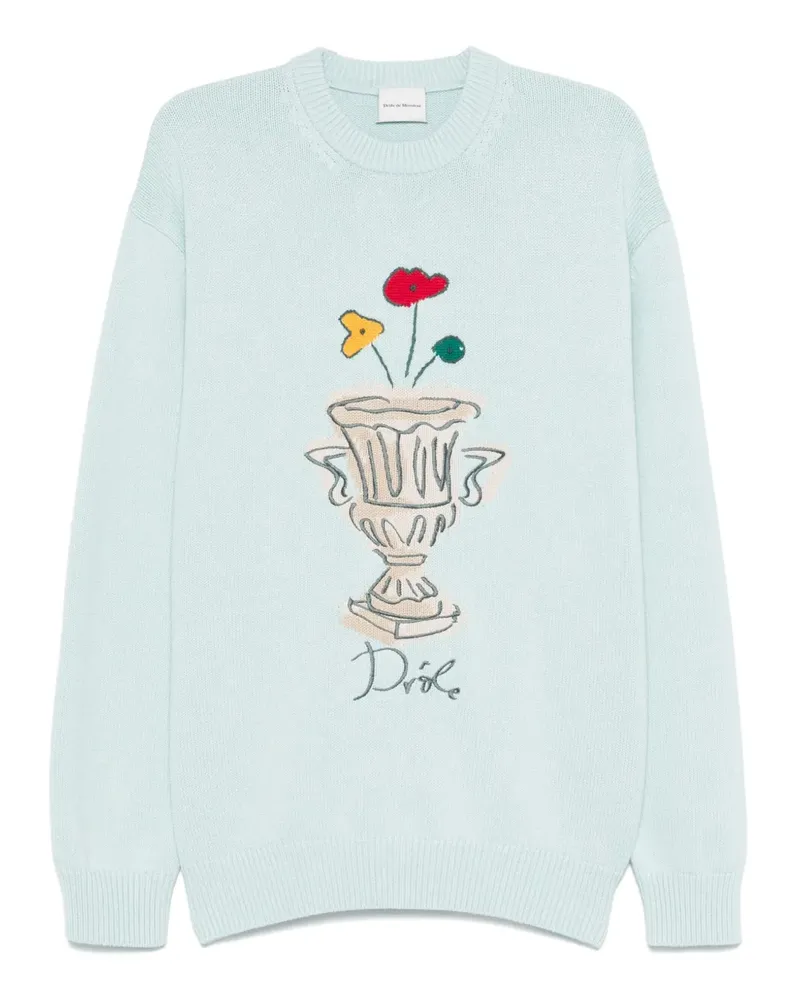 Drôle de Monsieur La Maille Vase Pullover - Blau Blau