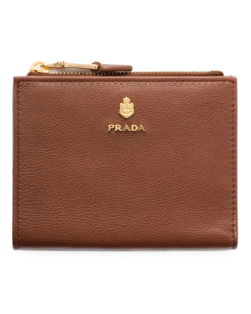 Prada small leather wallet - Braun Braun