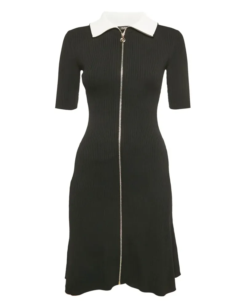 Maje Pre-owned geripptes Kleid mit Reißverschluss - Schwarz Schwarz