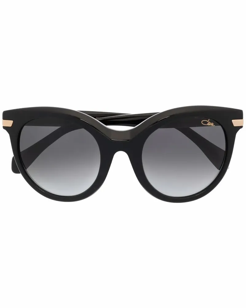 CAZAL Sonnenbrille mit rundem Gestell - Schwarz Schwarz