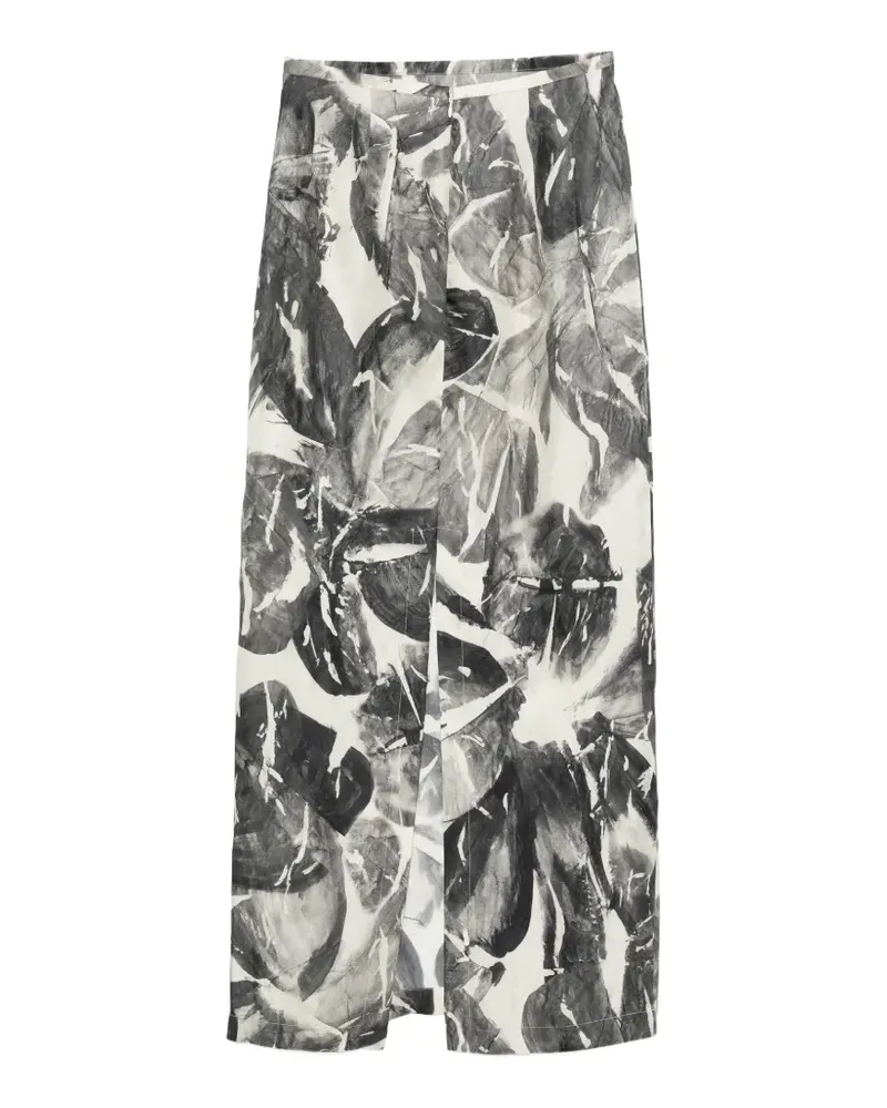 ALYSI Midirock mit Reißverschluss - Schwarz Schwarz