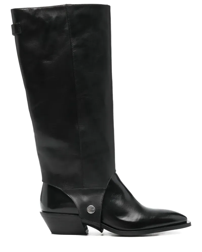 Alohas 30mm detachable-panel boots - Schwarz Schwarz