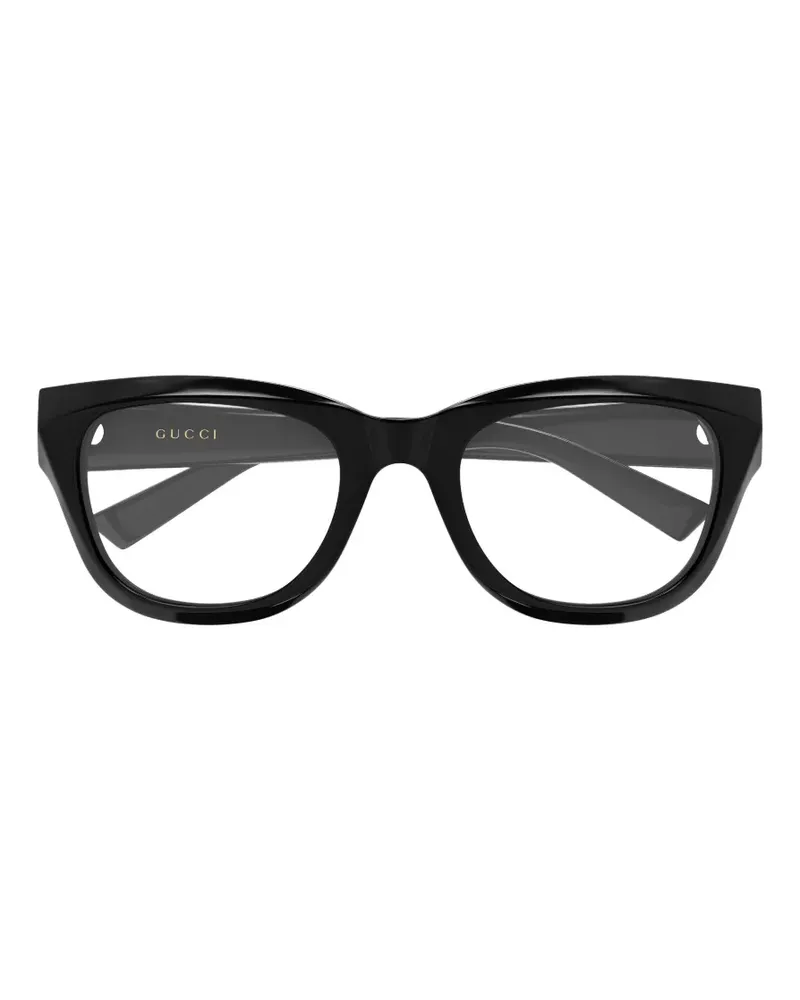 Gucci Cat-Eye-Sonnenbrille mit GG - Schwarz Schwarz