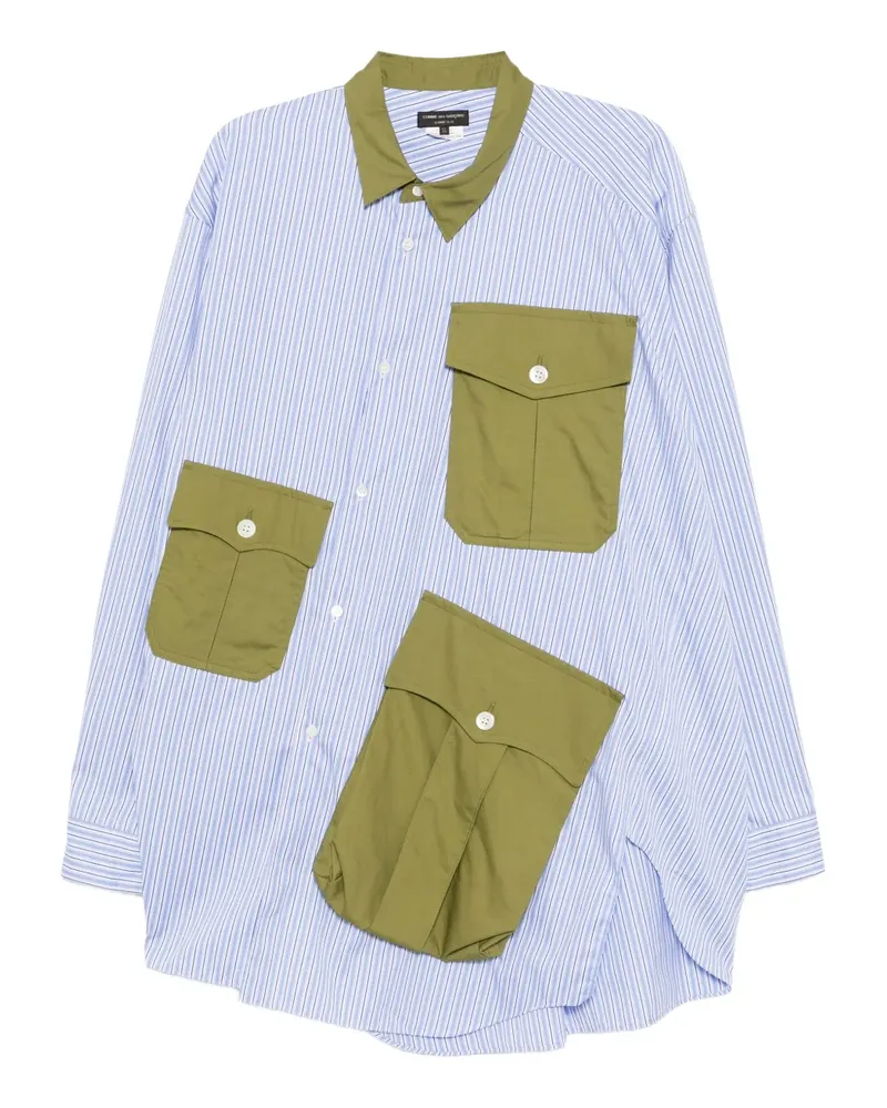 Comme des Garçons Hemd mit Kellerfalte - Blau Blau