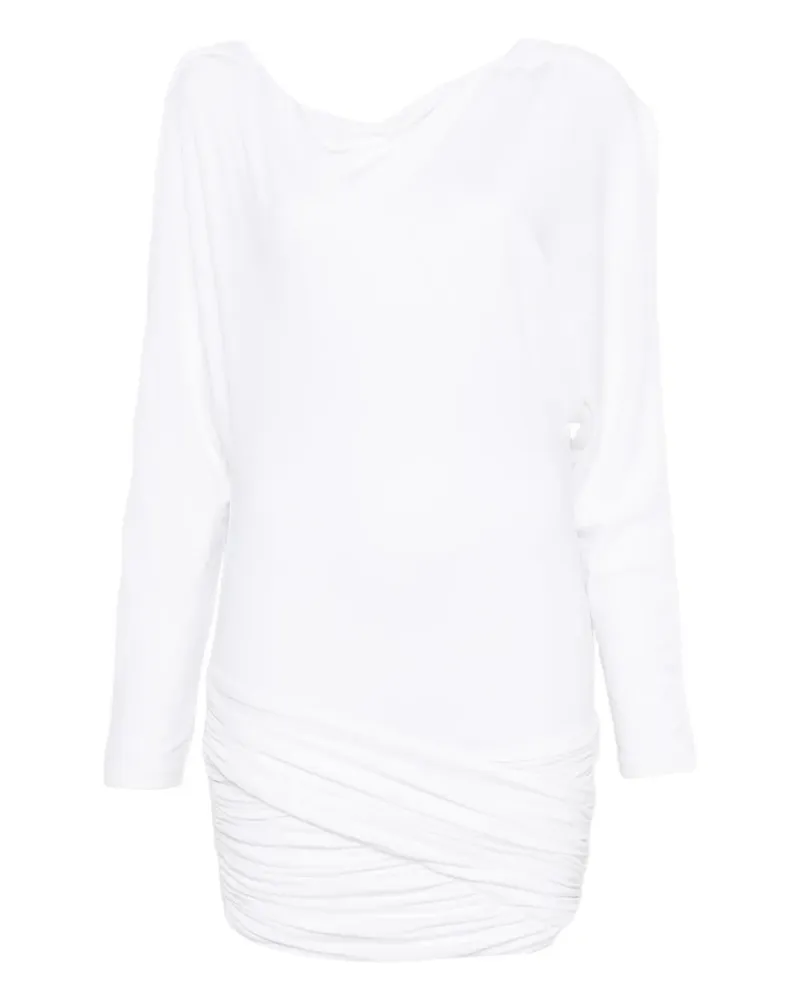 Christopher Esber Luna cowl draped dress - Weiß Weiß