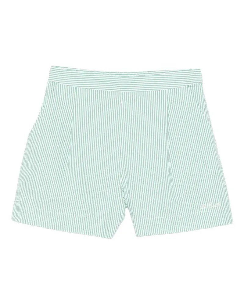 MC2 Saint Barth Amani striped shorts - Grün Grün