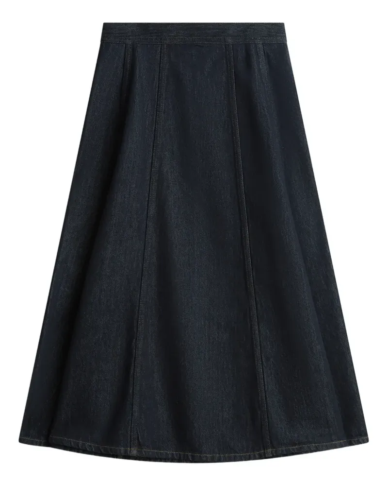 Tommy Hilfiger Midirock in A-Linie - Blau Blau