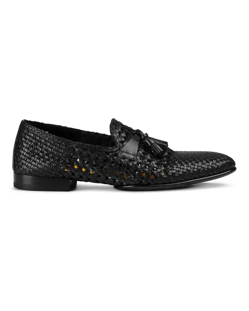 Doucal´s tassel-detail leather loafers - Schwarz Schwarz
