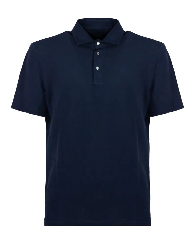 Fedeli buttoned polo shirt - Blau Blau