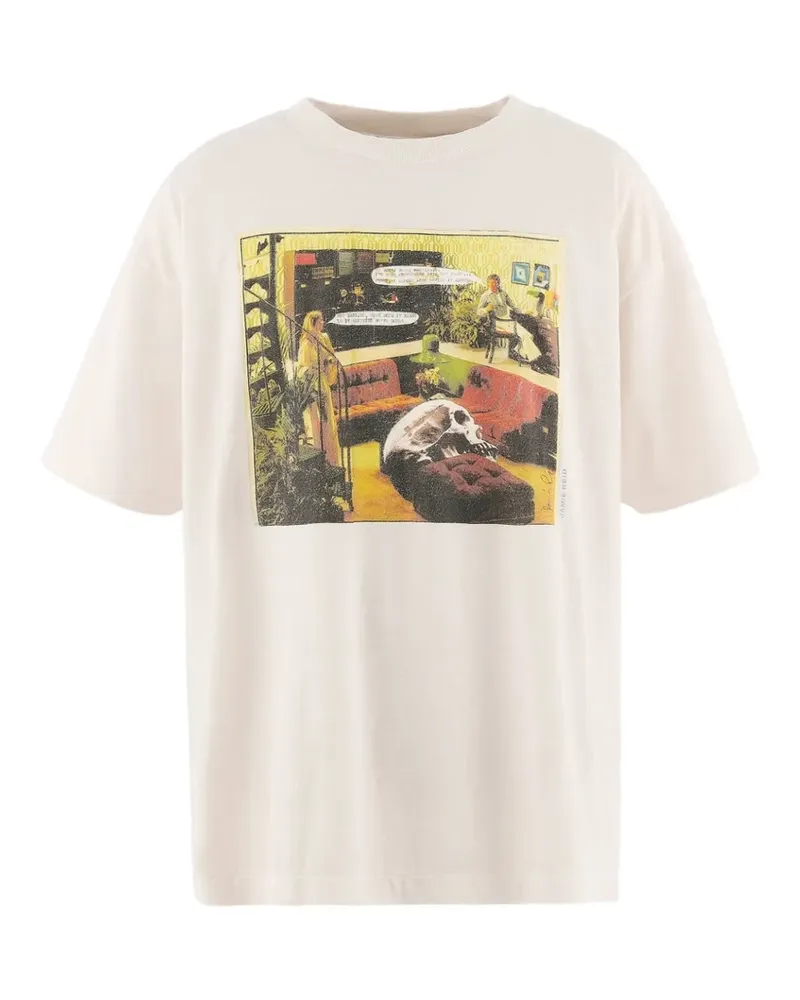SAINT MXXXXXX x Jamie Reid T-Shirt mit grafischem Print - Nude Nude