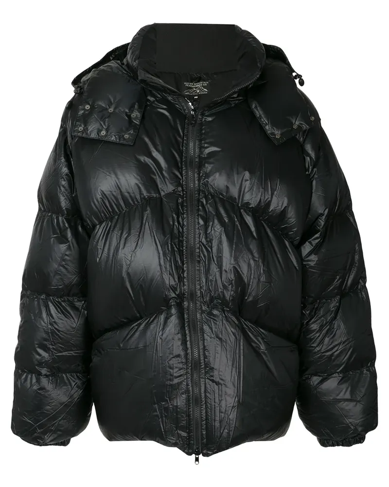 Mastermind World Gefütterte Oversized-Jacke - Schwarz Schwarz