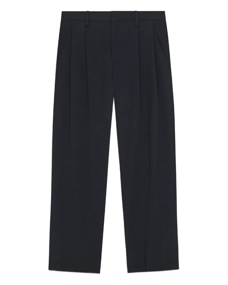 NN 07 Hose mit Falten - Schwarz Schwarz