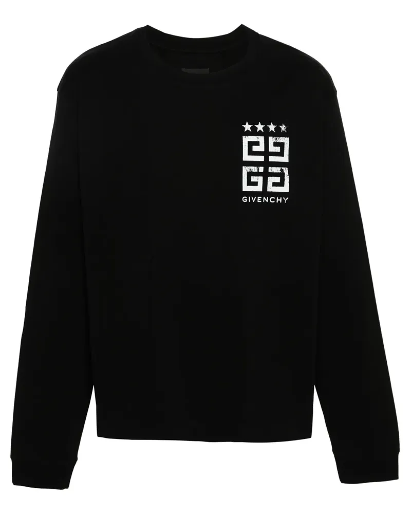 Givenchy T-Shirt mit 4G Stars-Print - Schwarz Schwarz