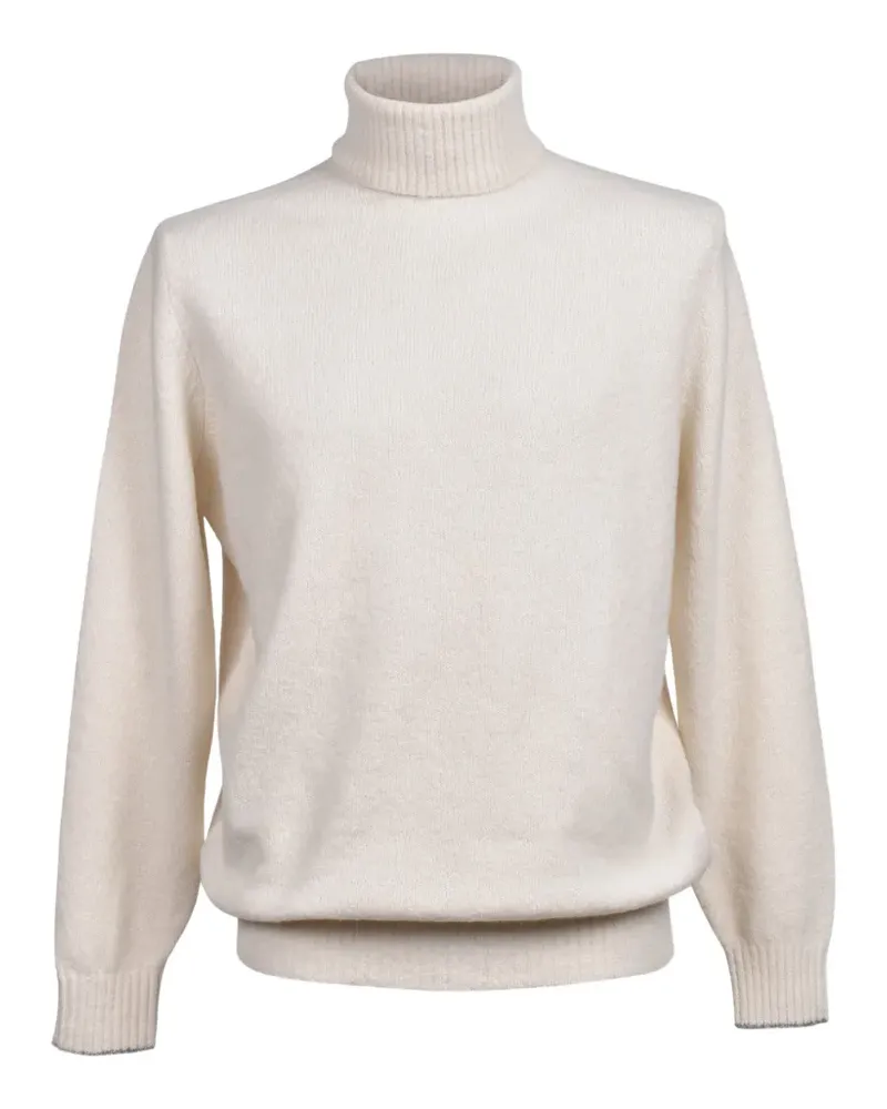 Brunello Cucinelli Pullover mit Rollkragen - Weiß Weiß