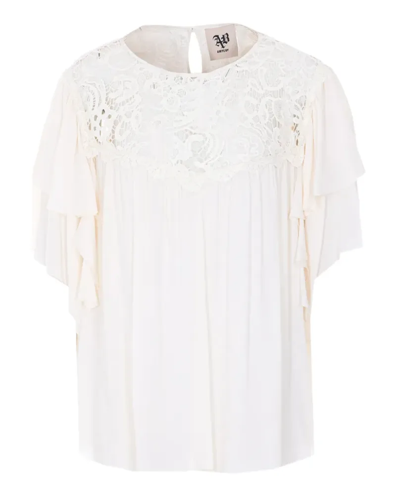 Aniye By Jela ruffled blouse - Weiß Weiß