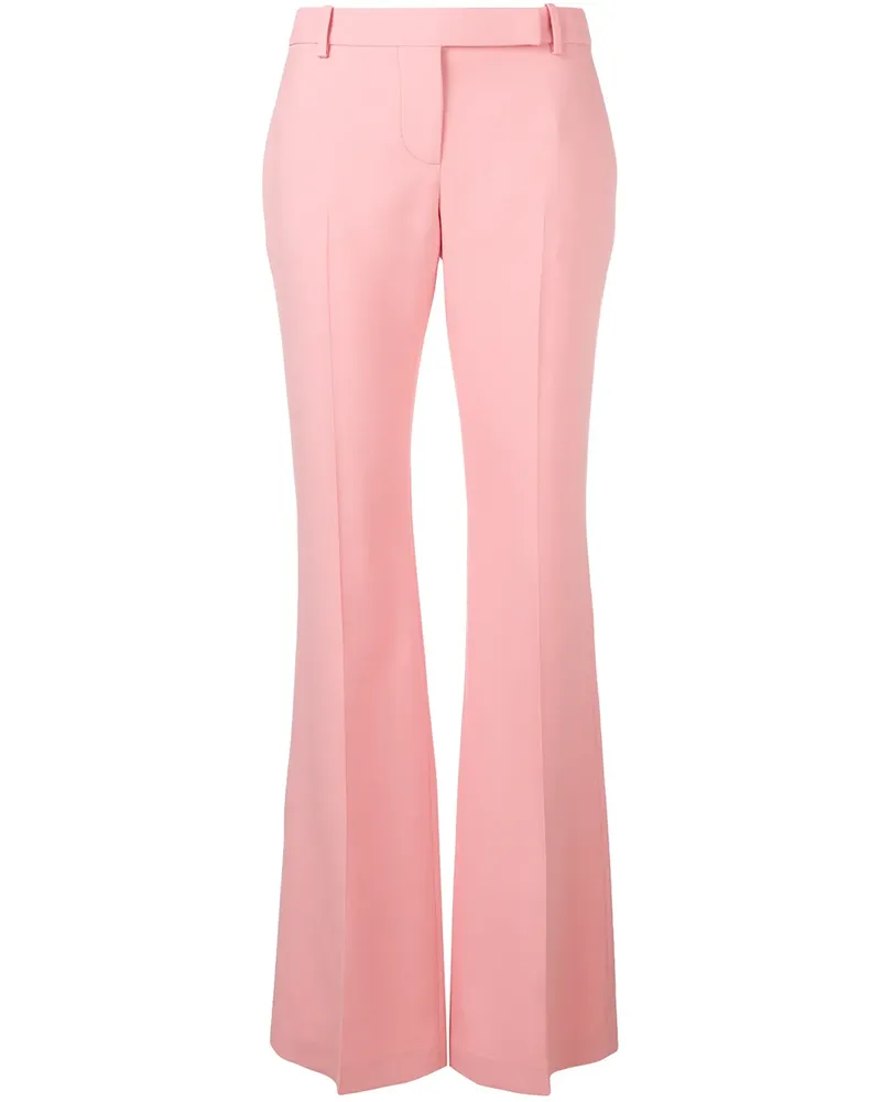 Alexander McQueen Hose mit ausgestelltem Bein - Rosa Rosa