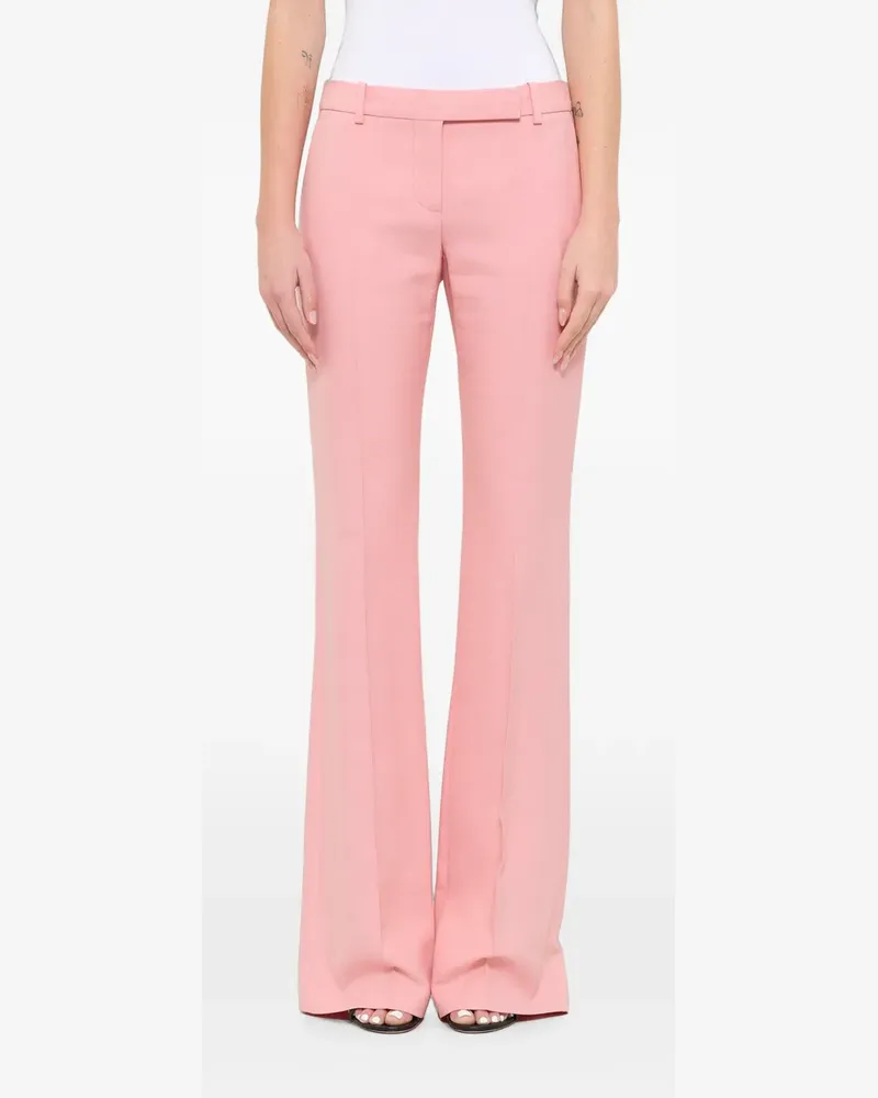Alexander McQueen Hose mit ausgestelltem Bein - Rosa Rosa